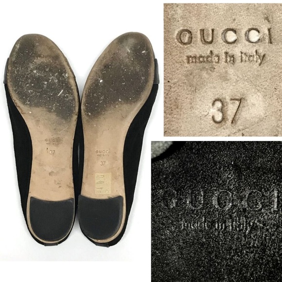 ❌❌SOLD❌❌ GUCCI Bamboo Horsebit Ballet Flats 37 6.5 - Picture 8 of 8